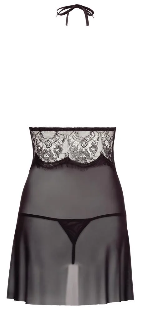 Комплект Cottelli Lingerie Chemise Set, S (чорний)