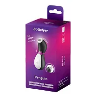 Вакуумный стимулятор клитора с вибрацией Satisfyer Pro Penguin Next Generation (черный)