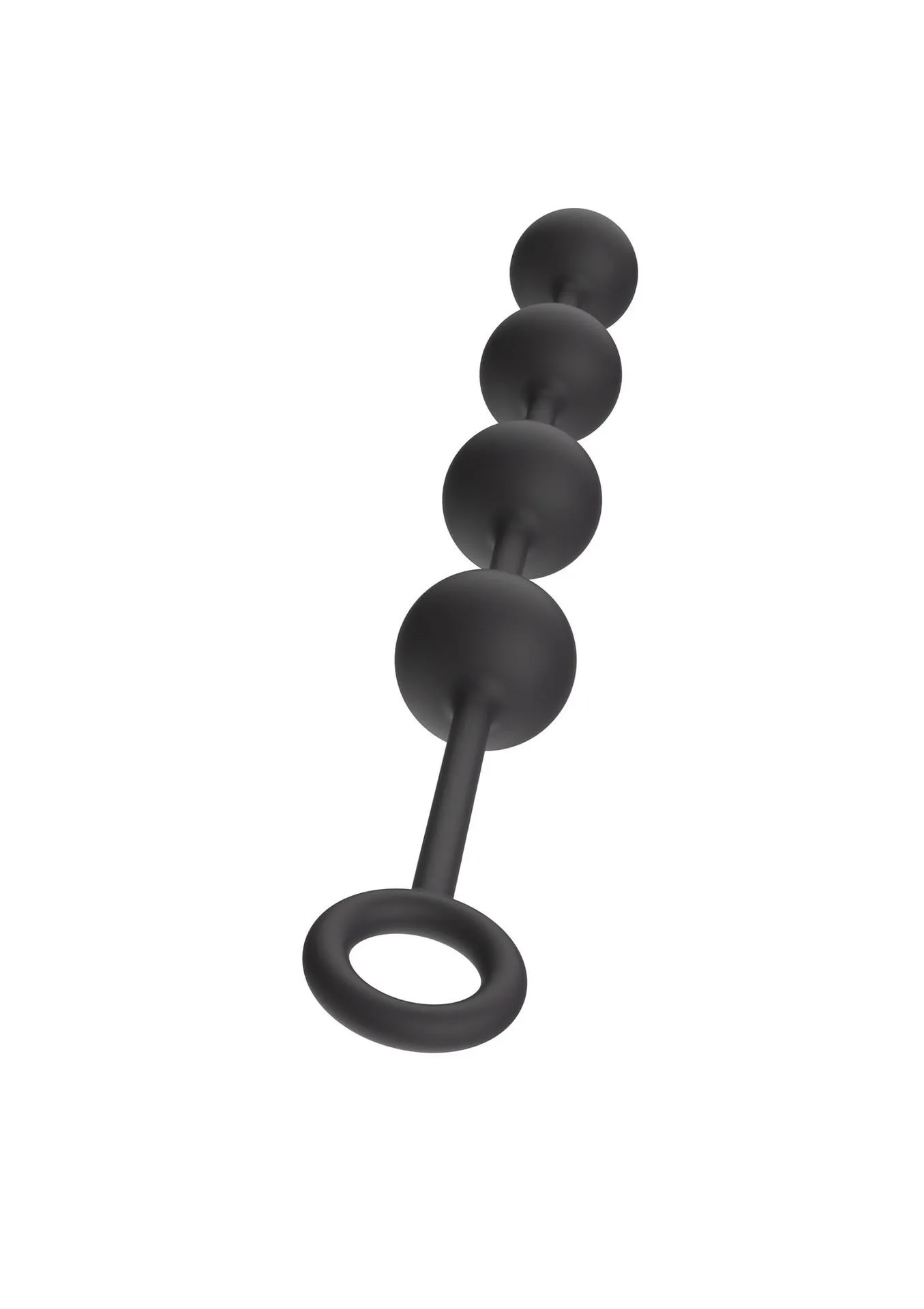 Hidden Desire Heavy Anal Balls - Łańcuszek analny, Czarny, 39 cm