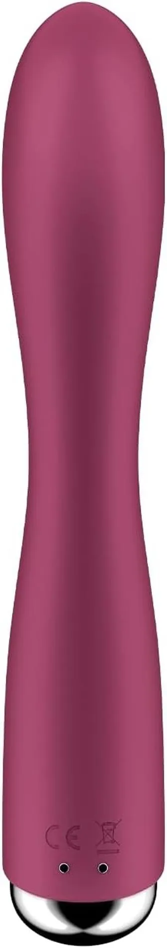 Вибратор-кролик Satisfyer Spinning Rabbit 1, 20 см (бордовый)