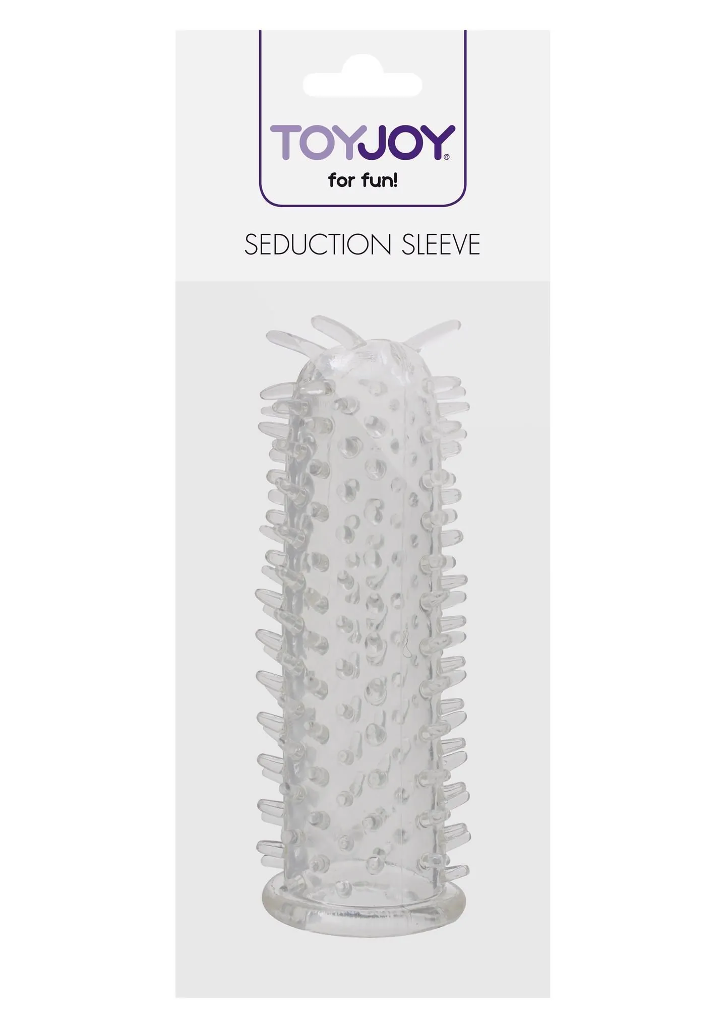 Насадка на пеніс Toy Joy Seduction Sleeve Clear, 11 см (прозорий)