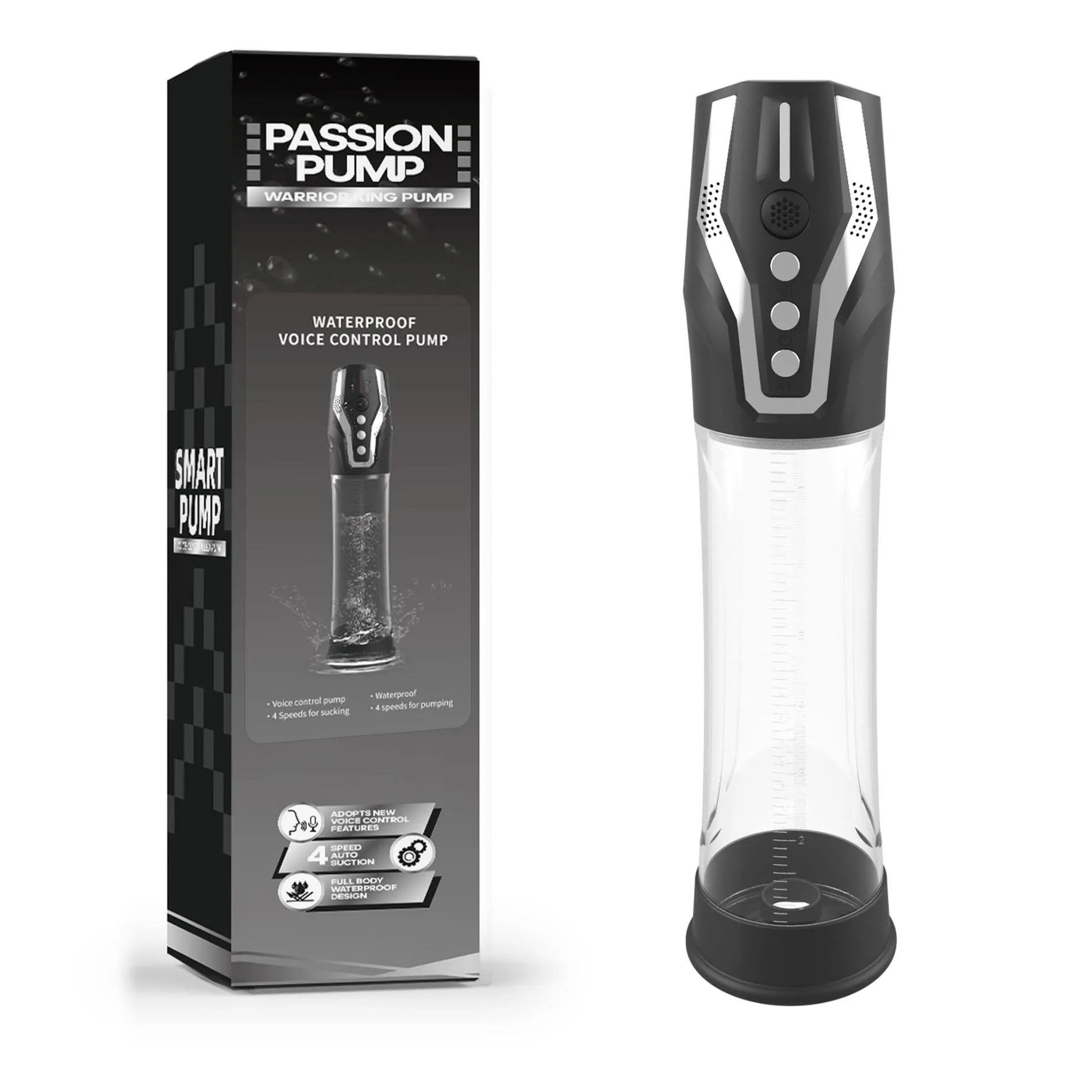 Boys of Toys Passion Pump - Pompka do penisa B -, Przezroczysty, 31.8 cm