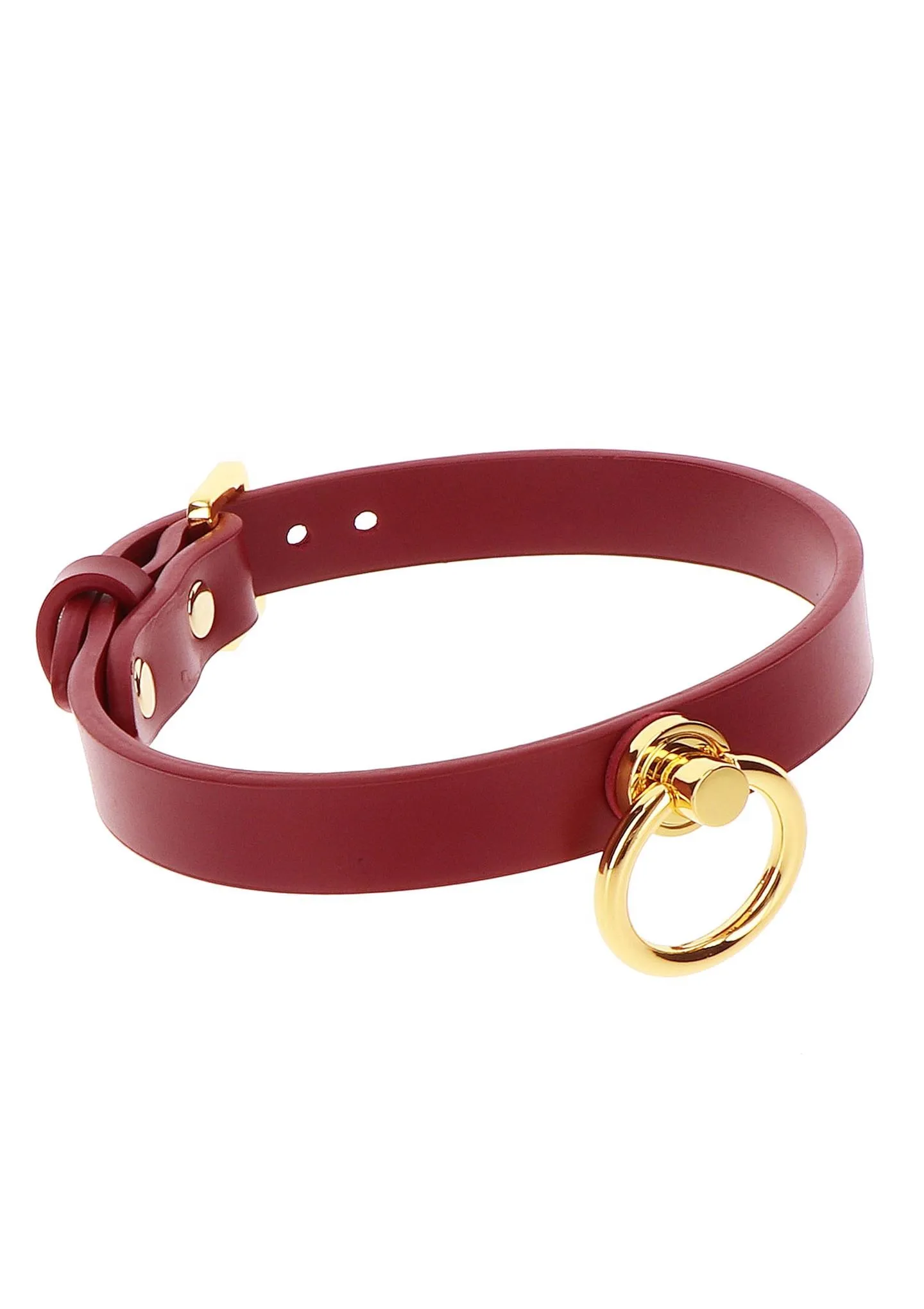 БДСМ ошейник Taboom O-Ring Collar (красный)