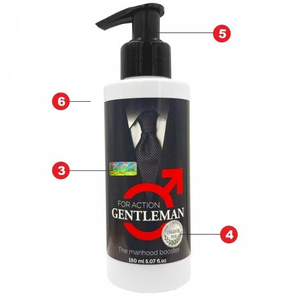 LoveStim Gentleman - Krem wzmacniający erekcję, Bezzapachowy, 150 ml