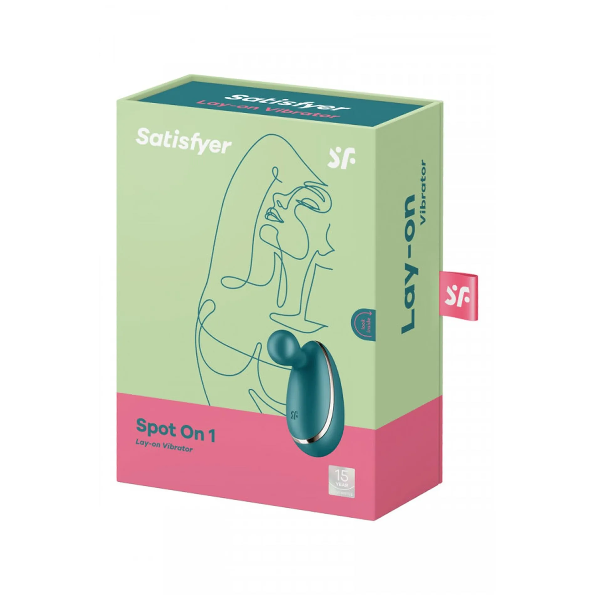 Satisfyer Spot On 1 - Stymulator łechtaczki, Zielony, 7, 5 cm