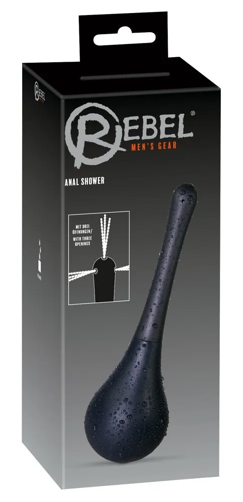 Анальный душ Rebel Anal Shower, 23 см (черный)