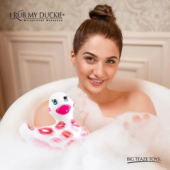 Вібратор I Rub My Duckie 2.0, 7,6 см (білий з рожевим)