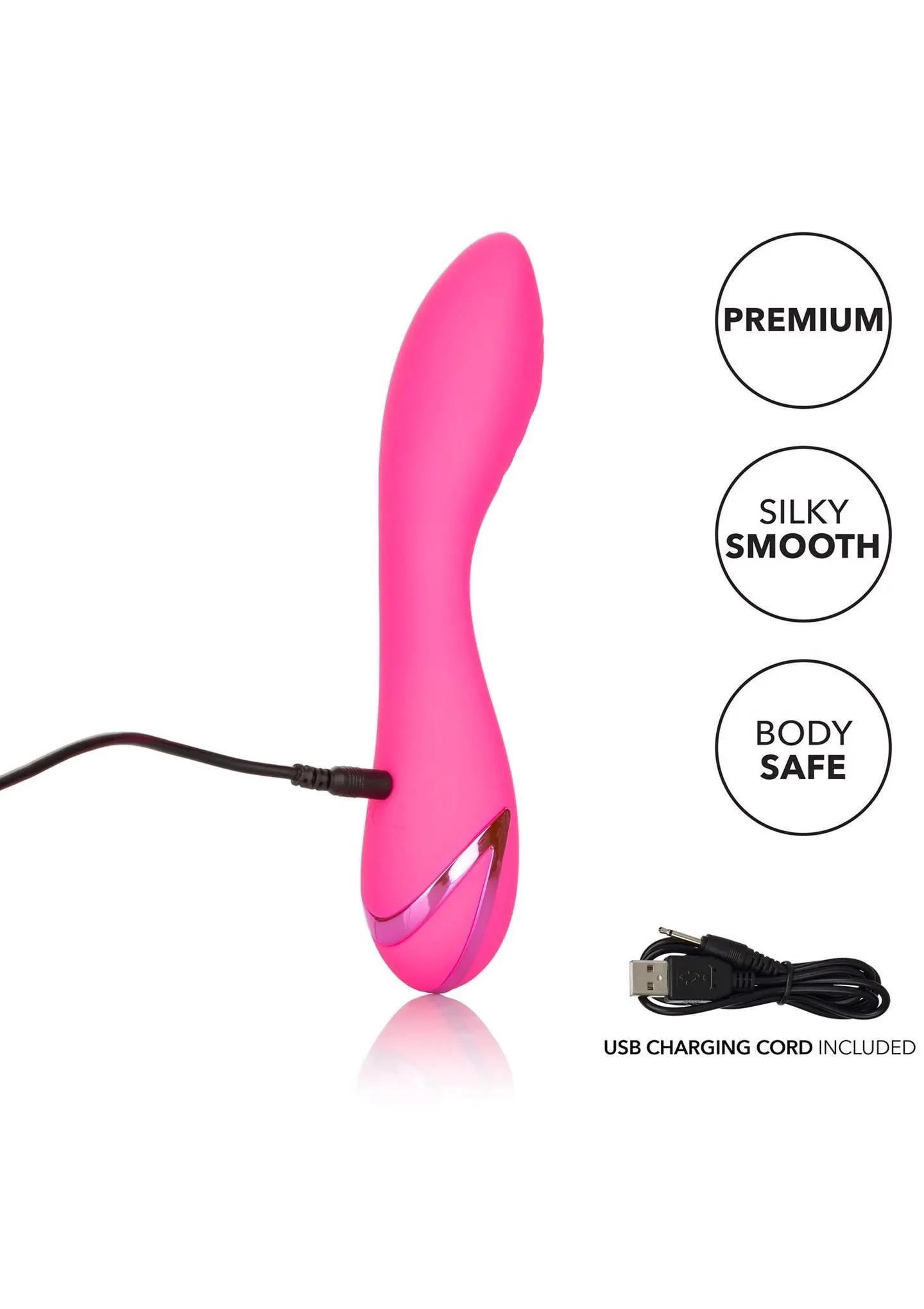 Вібратор CalExotics California Dreaming Surf City Centerfold, 20,8 см (рожевий)