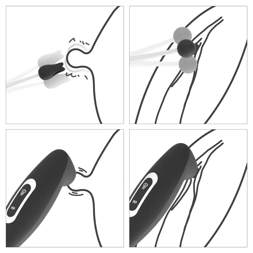 Lovetoy Rechargeable Clit Pro - Wibrator łechtaczkowy, Czarny, 19 cm