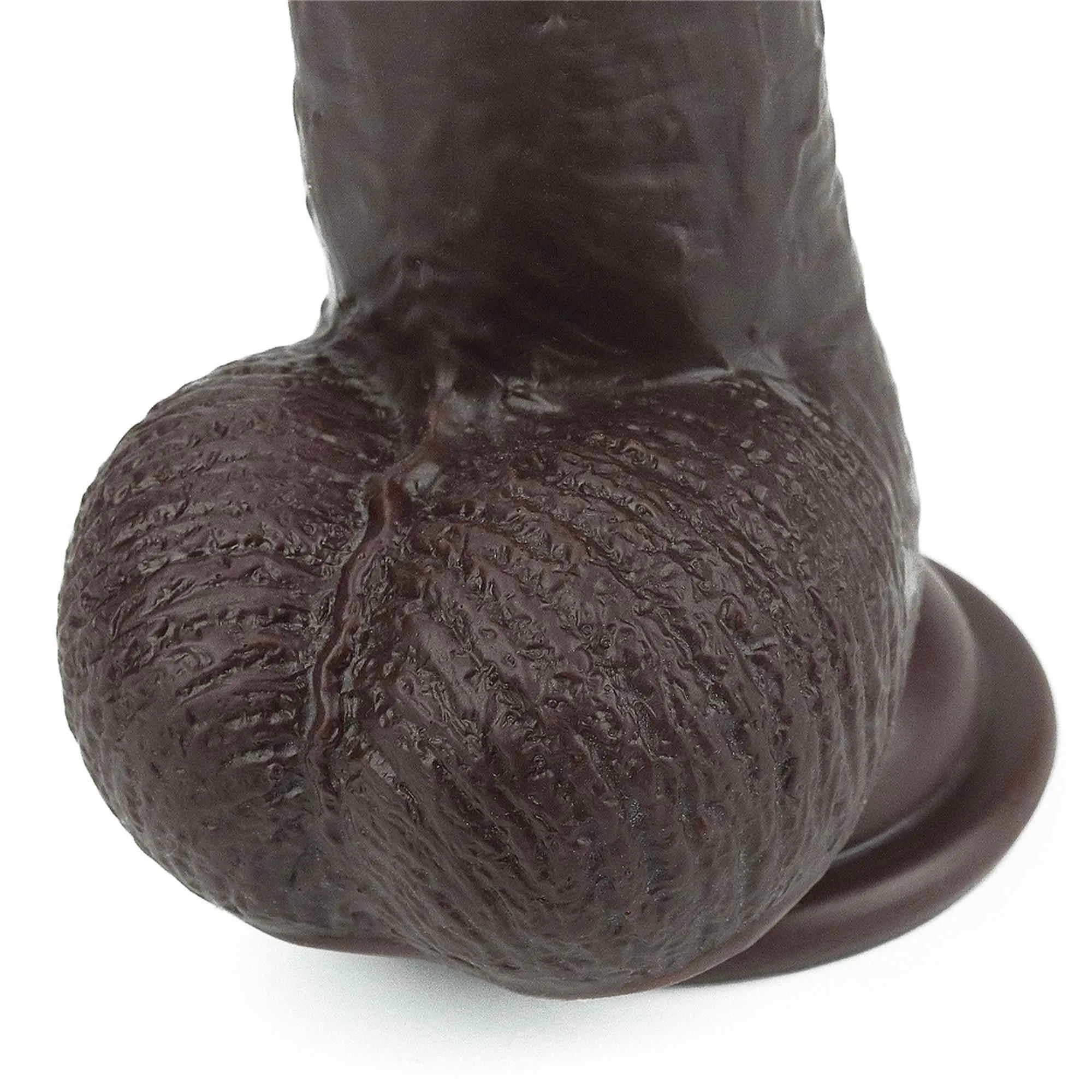 Lovetoy Sliding Skin - Dildo, Brązowy, 23 cm