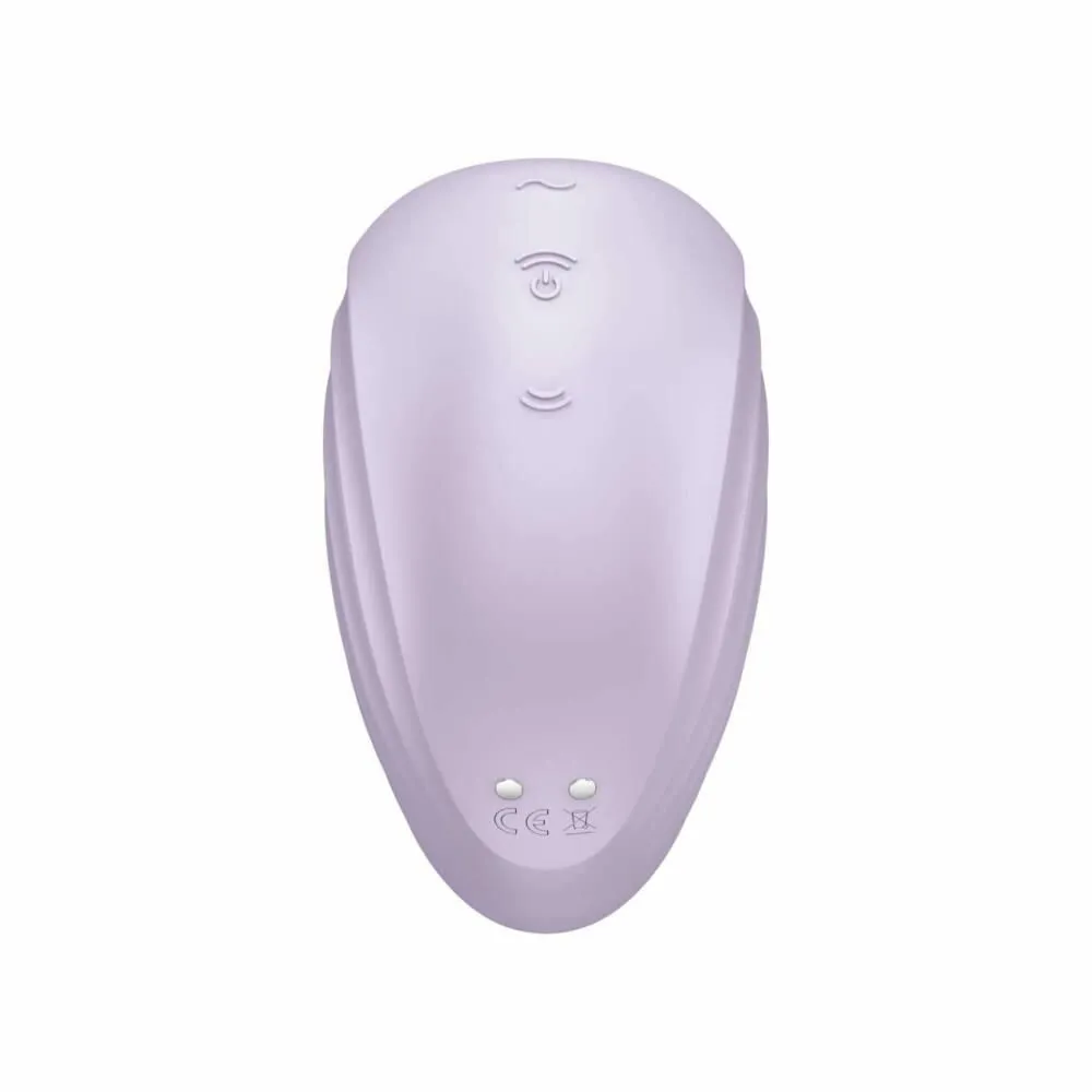 Вакуумний стимулятор клітора з вібрацією Satisfyer Pearl Diver (бузковий)