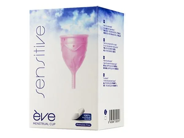 Adrien Lastic Eve Cup S - Kubeczek menstruacyjny, Jasnoróżowy, 4, 8 cm, S, 15 ml