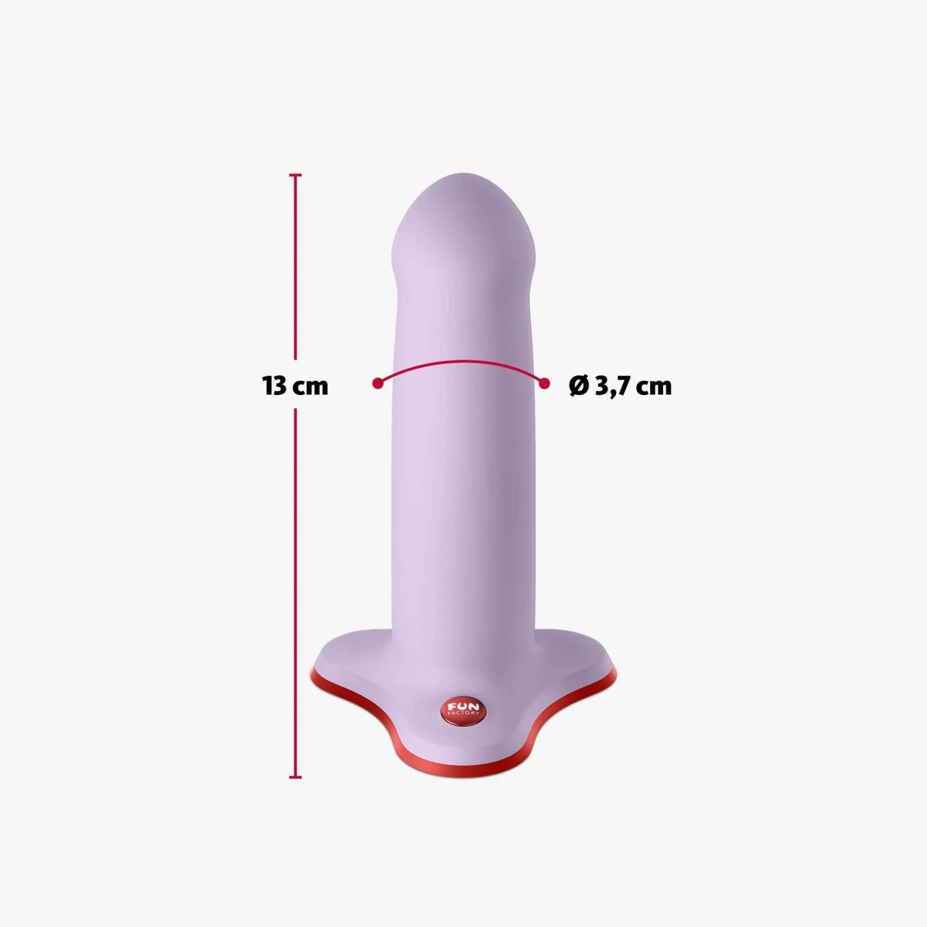Фаллоимитатор Fun Factory Amor lavender, 13.5 см (сиреневый)