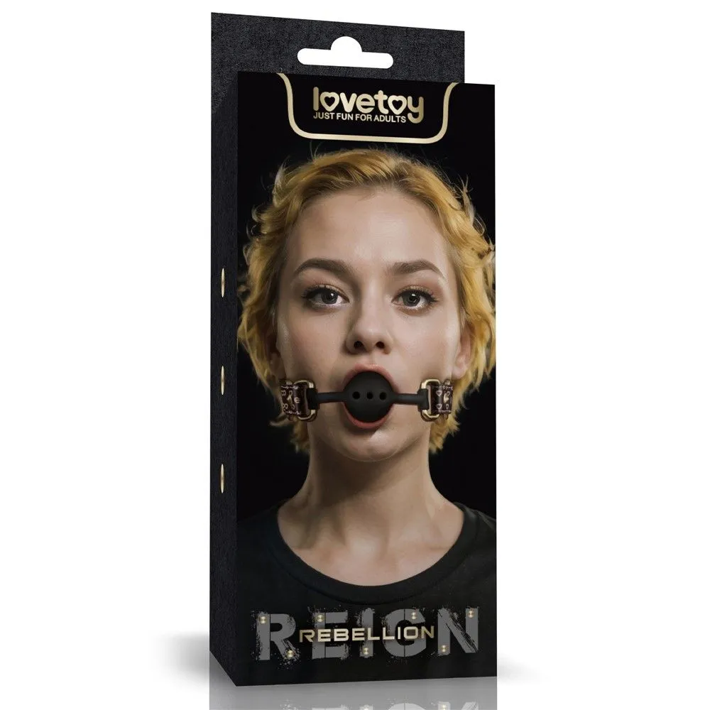 Кляп Knebel Rebellion Reign Ball Gag (чорний)
