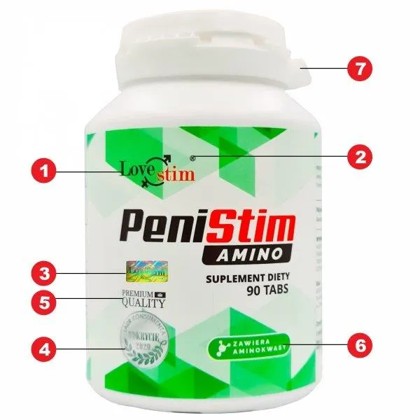 Капсулы для увеличения пениса LoveStim Penistim Amino, 90 капсул