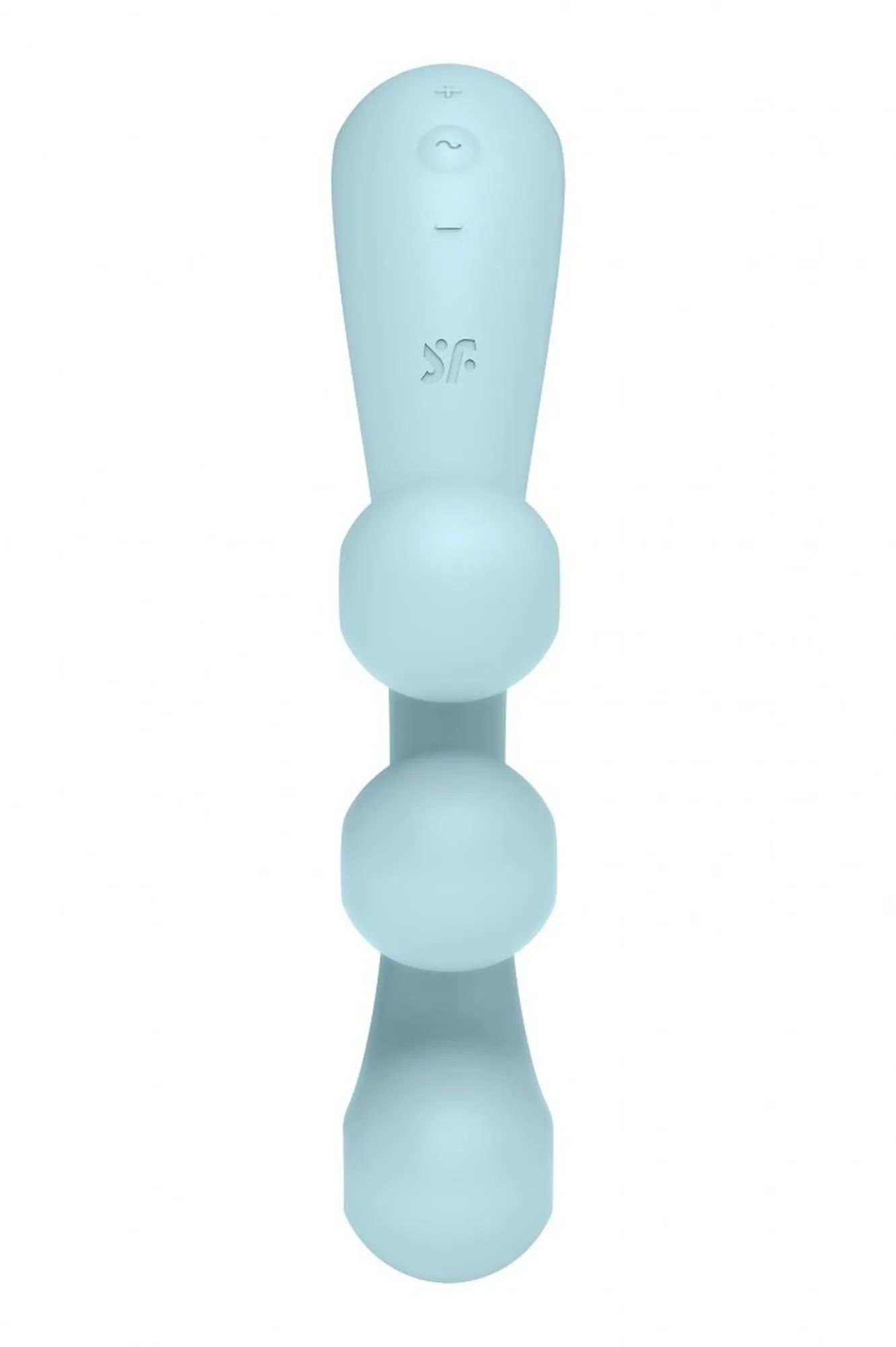 Вібратор для потрійної стимуляції Satisfyer Tri Ball 2, 20,5 см (блакитний)