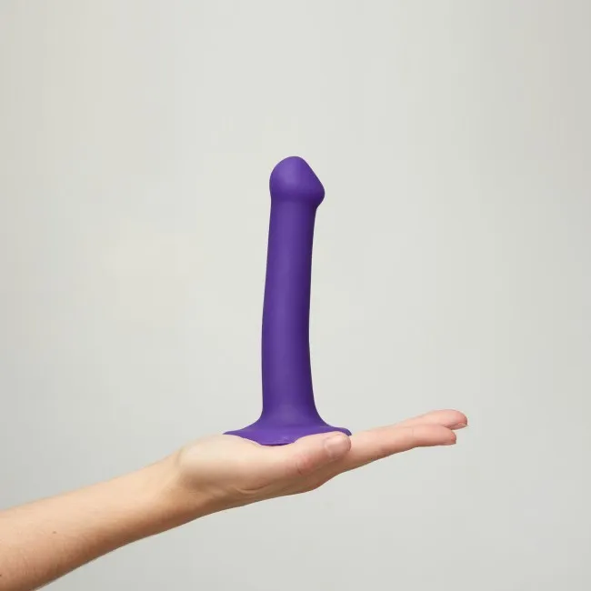 Strap-on-me Bendable Double Density - Dildo, Czarny, 17 cm, S