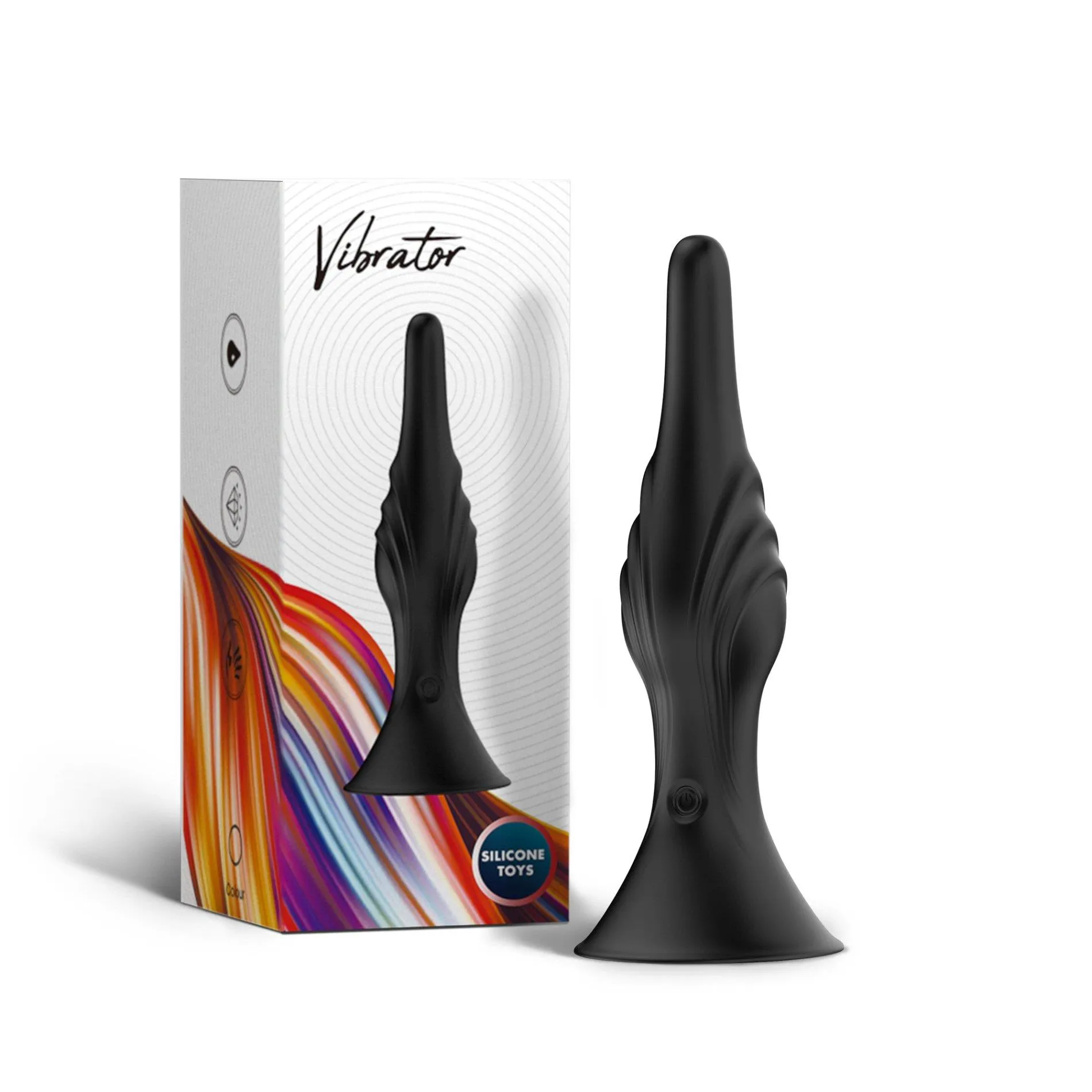 Анальная пробка B-Series Joy Rocket Black, 16.1 см (черный)