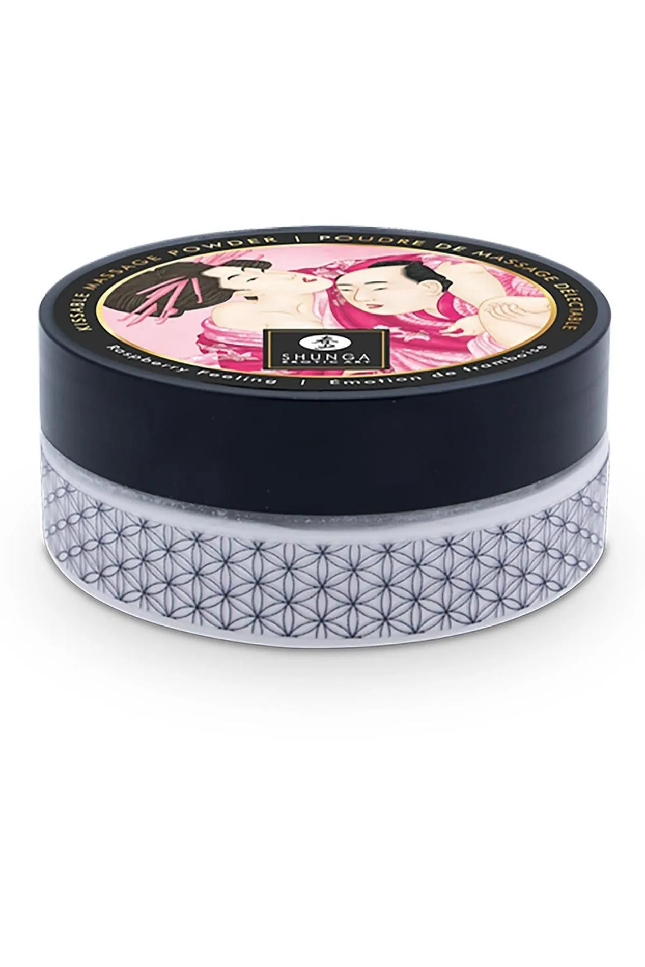 Масажний набір Shunga Kissable Massage Powder Raspberry Feeling, 2 шт