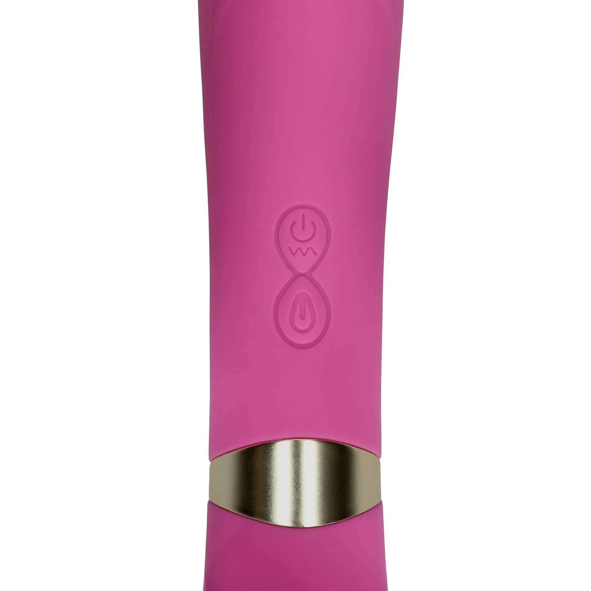 Loveline Double Sided Flapping and G-Spot - Wibrator, Różowy, 24 cm