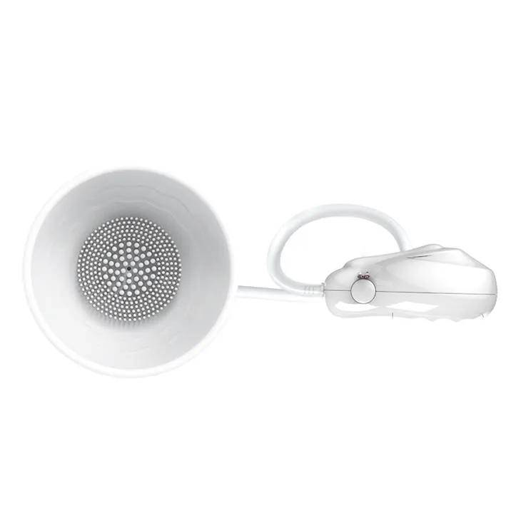 Pretty Love Breast Vibrating Massager - Pompka do piersi, Biały, 7 cm