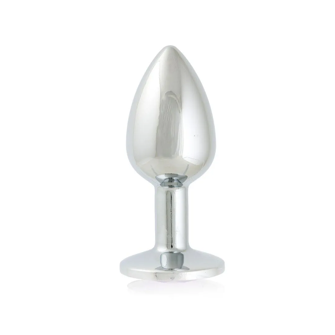 Анальная пробка с кристаллом Simply Pleasure S, 7 см (фиолетовый)