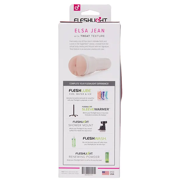 Реалистичный мастурбатор Fleshlight Elsa Jean Treat (телесный)
