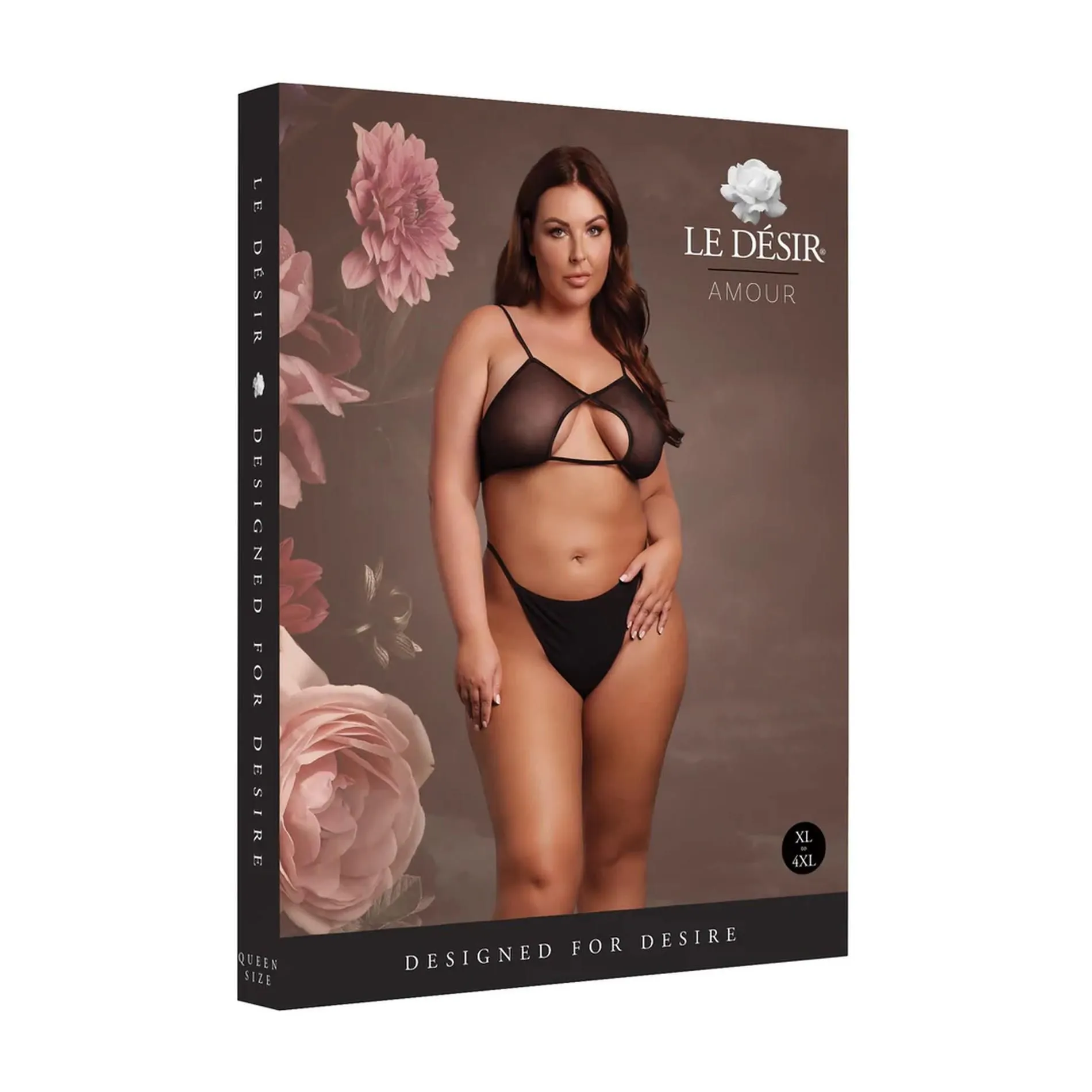 Le Désir Keyhole Mesh Bra - Biustonosz, Plus Size