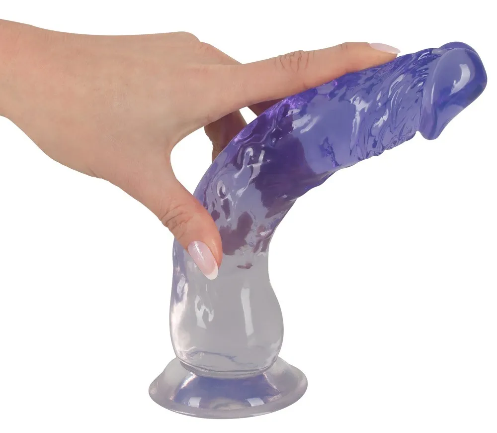 Фалоімітатор Crystal Clear Dildo, 22,5 см (мульти)