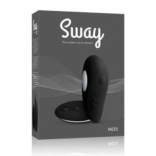 Вибратор в трусики Sway Vibes No. 3, 9 см (черный)