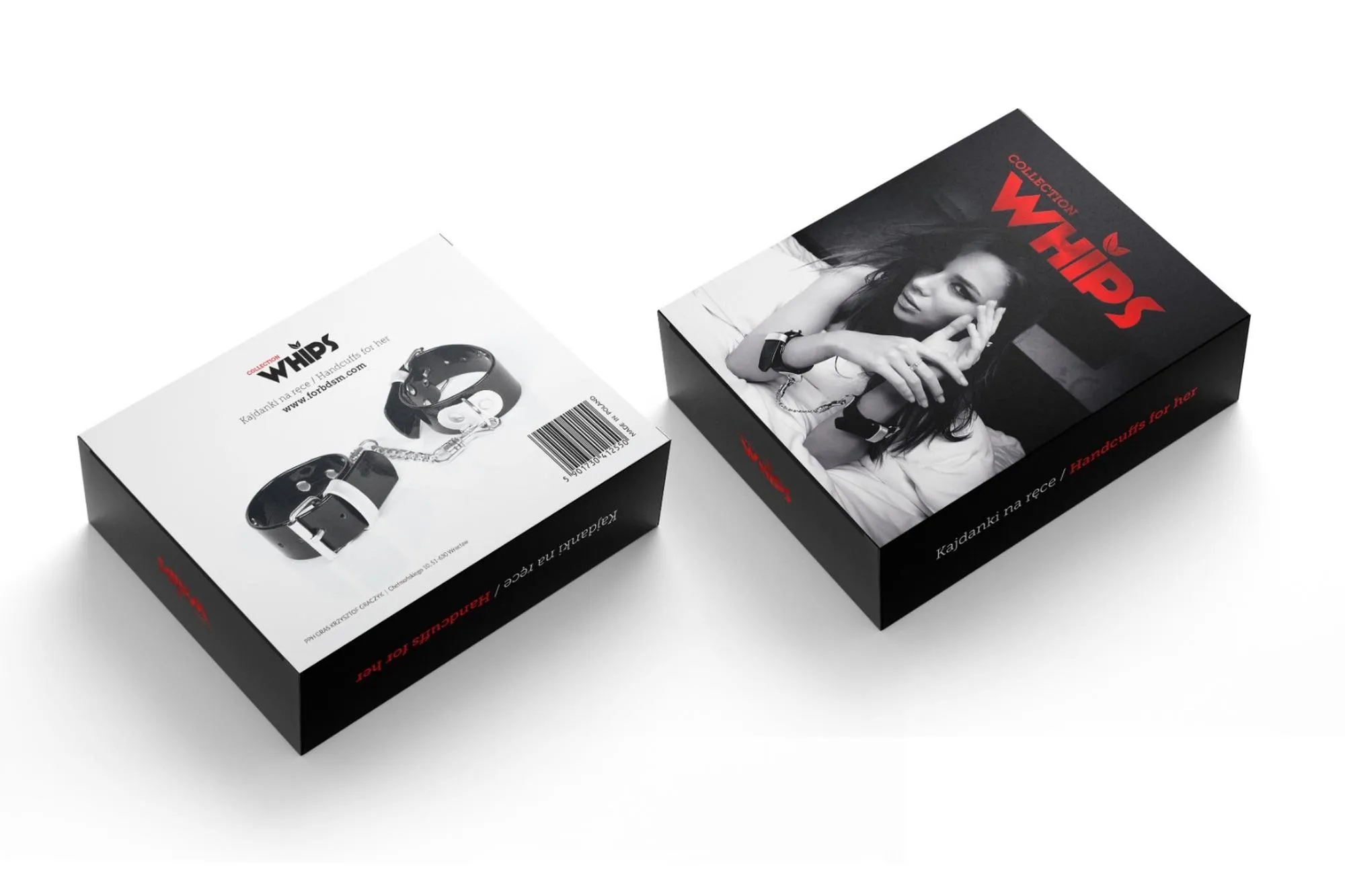 Наручники Whips Collections lakier (чорний)
