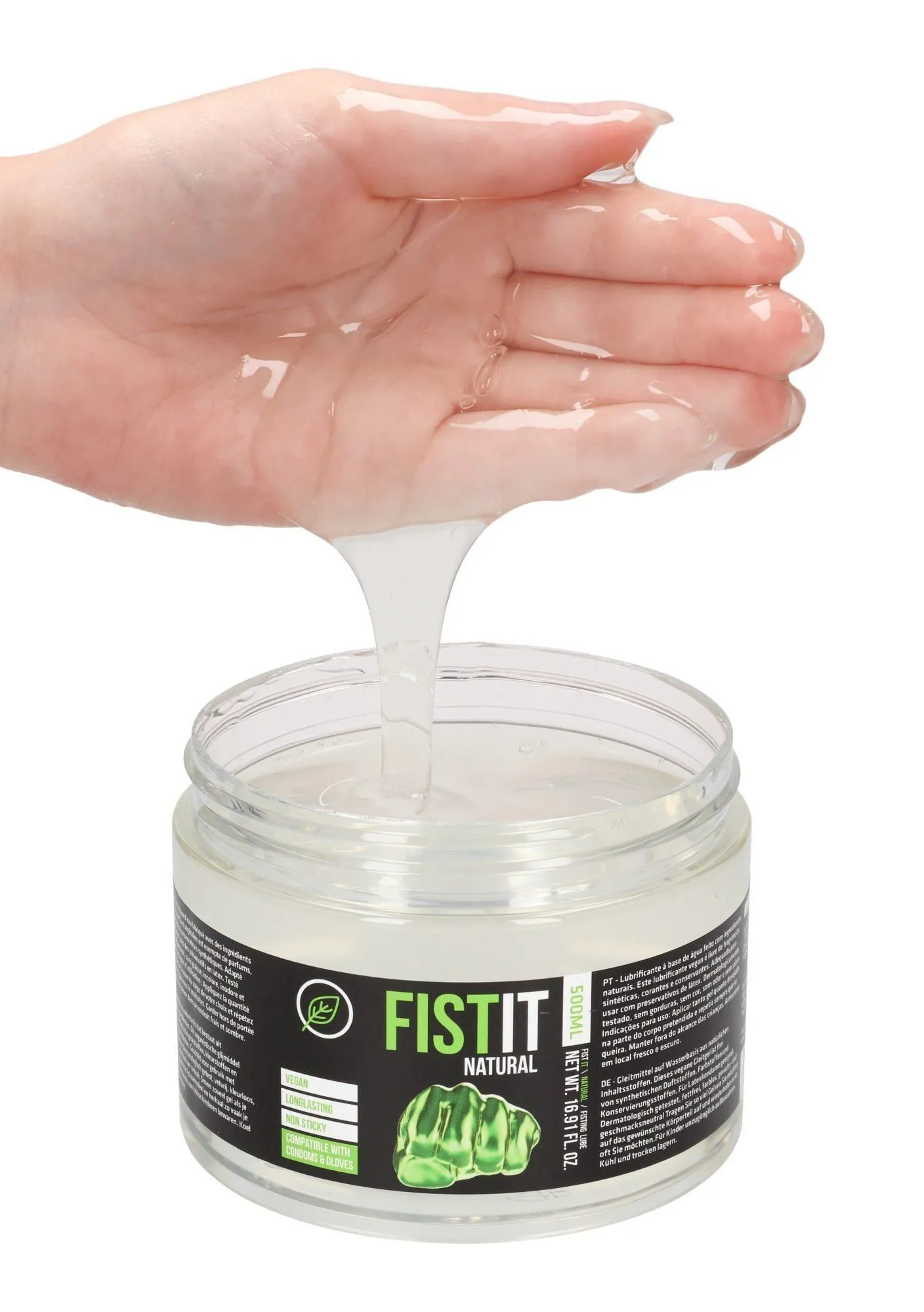 Fist It Natural - Lubrykant do fistingu, Bezzapachowy, 500 ml