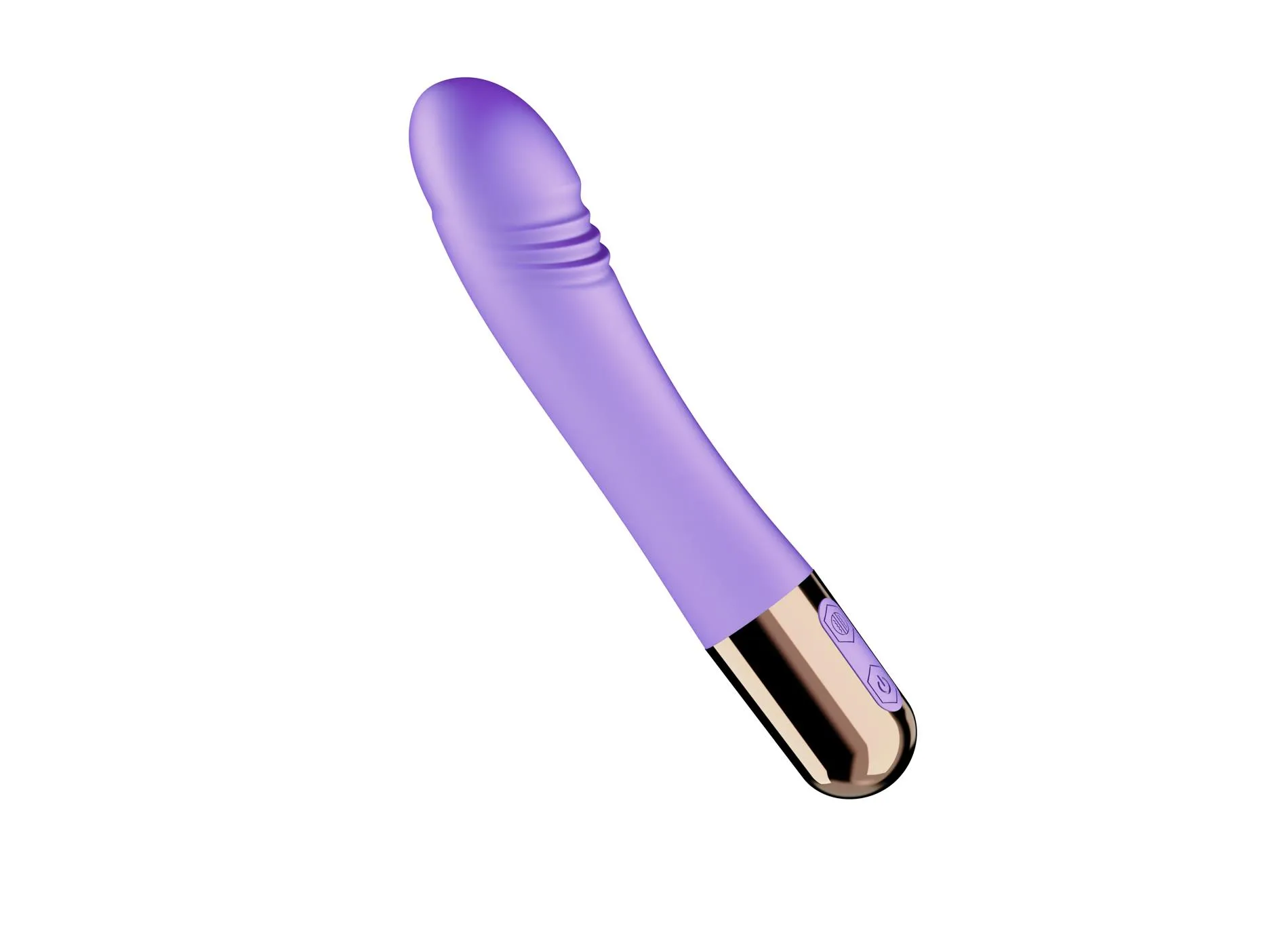 Вибратор Fantasy Machaon Thrusting Vibrator, 18,5 см (фиолетовый)