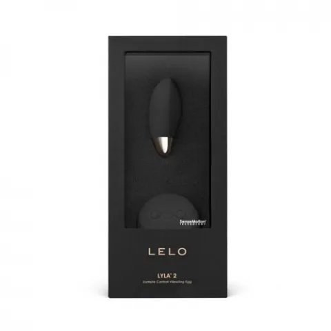 Lelo Lyla 2 - Wibrujące jajko, Czarny, 8 cm