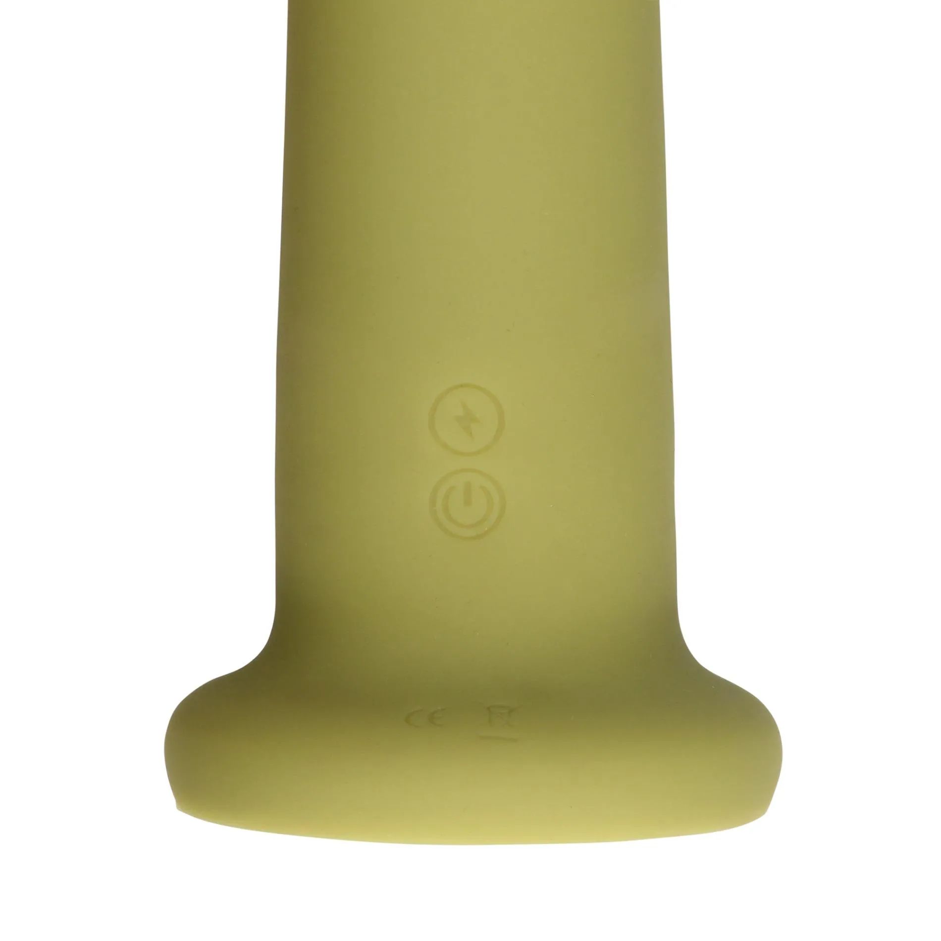Loveline Ultra Soft Silicone Rotating - Wibrator królik, Zielony, 19.5 cm