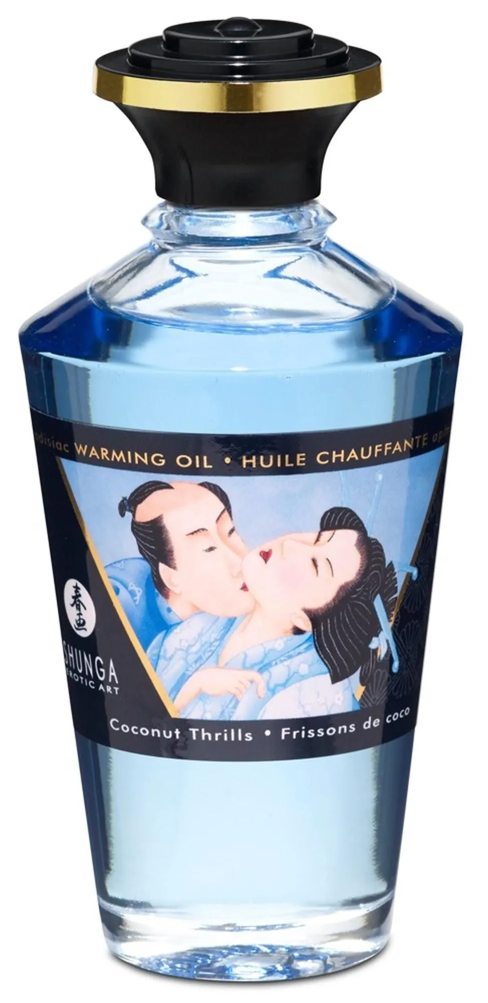 Зігрівальна масажна олія Shunga Aphrodisiac кокос, 100 мл