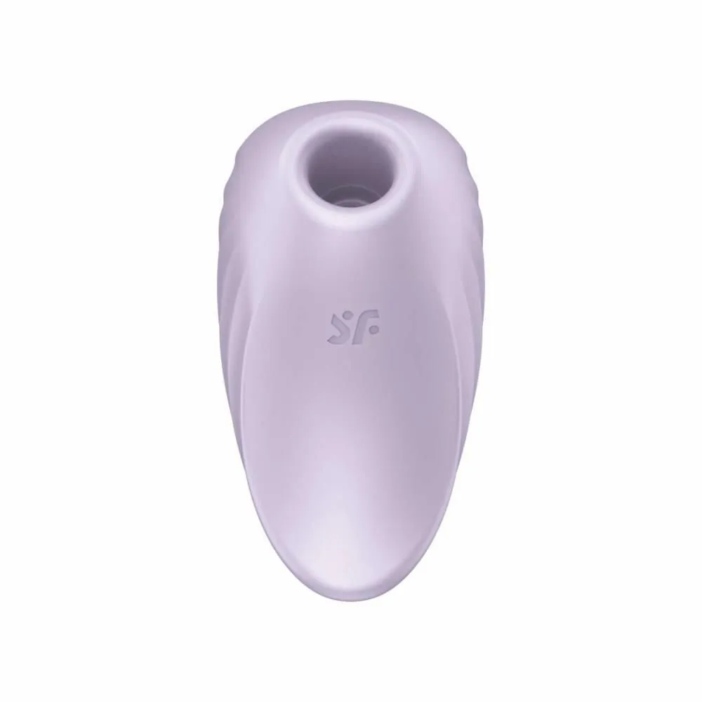 Вакуумний стимулятор клітора з вібрацією Satisfyer Pearl Diver (бузковий)