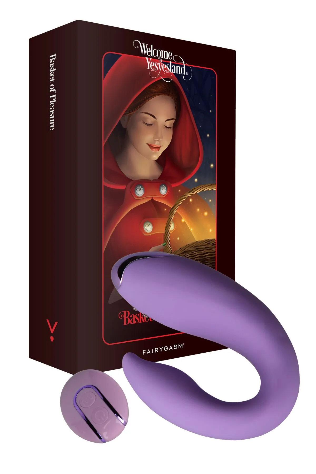 Вібратор FairyGasm Basket Of Pleasure, 9 см (фіолетовий)