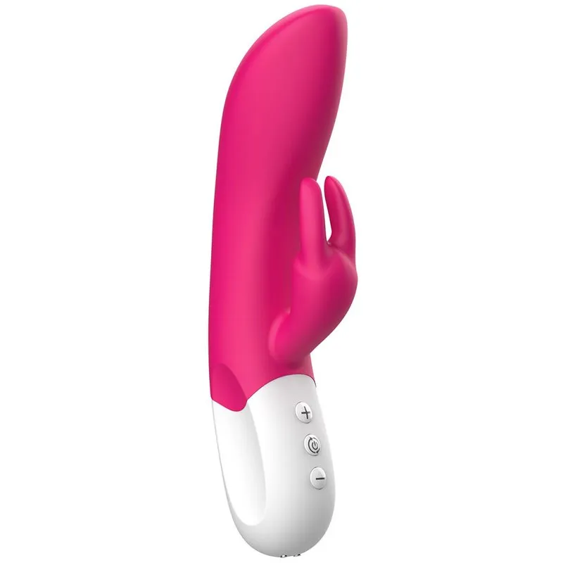 Вибратор-кролик Liebe Pleasure Toys Mighty Rechargeable Rabbit, 21.5 см (розовый)