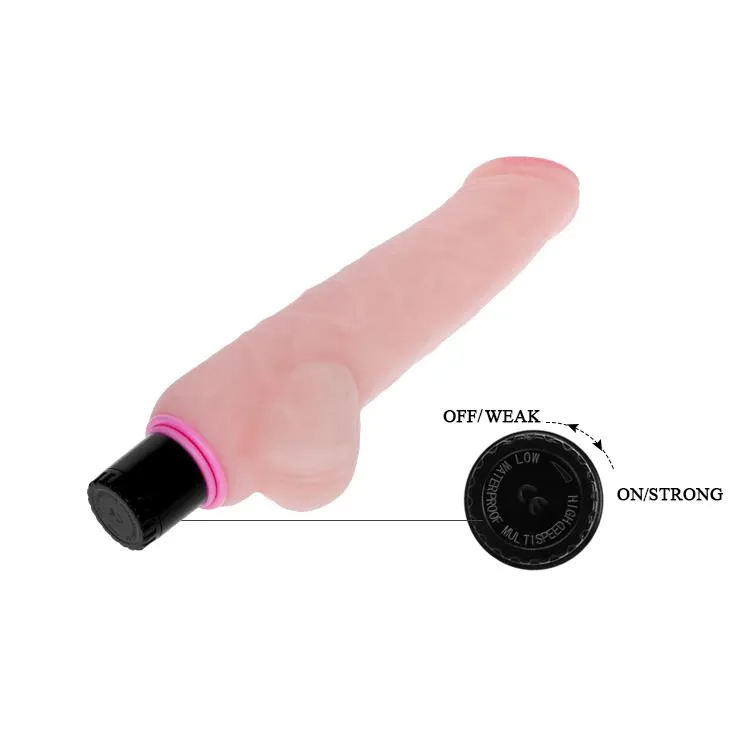 Вібратор Baile The Realistic Cock, 24,5 см (тілесний)