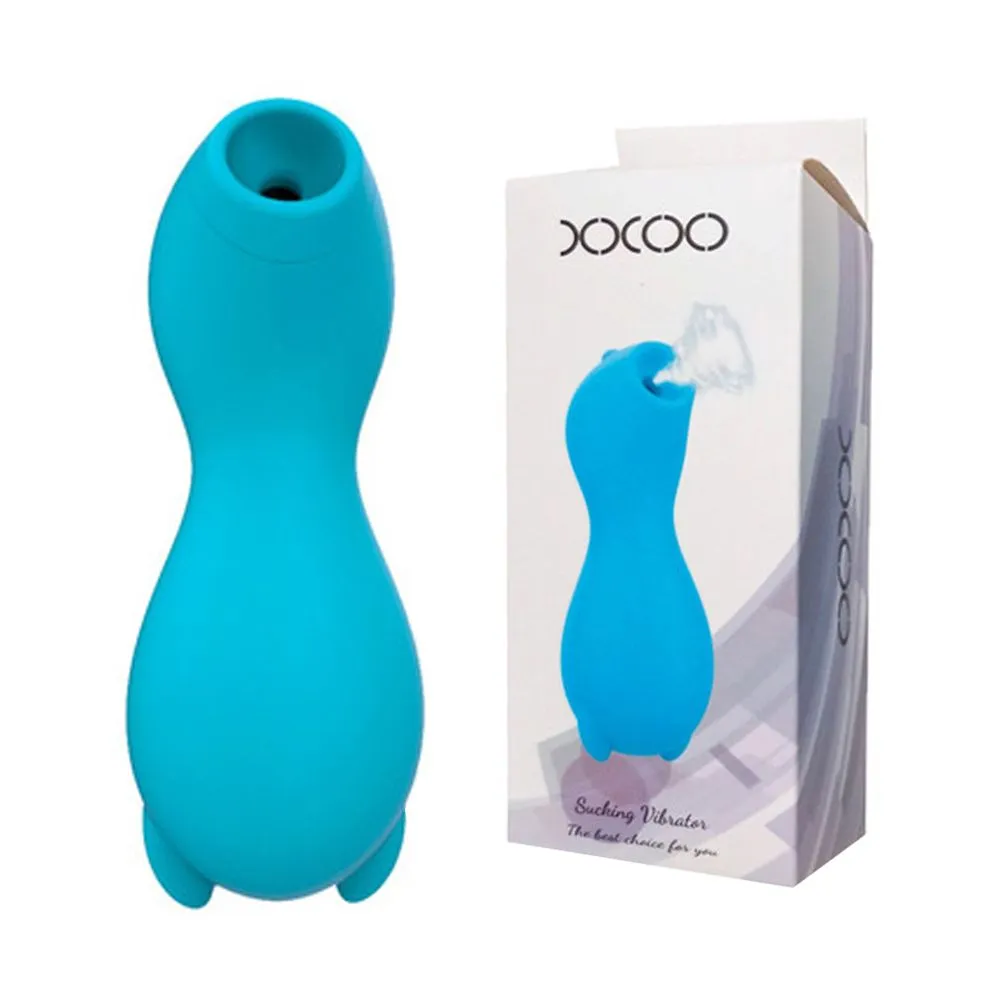 Вакуумный стимулятор клитора Sucking Vibrator (бирюзовый)