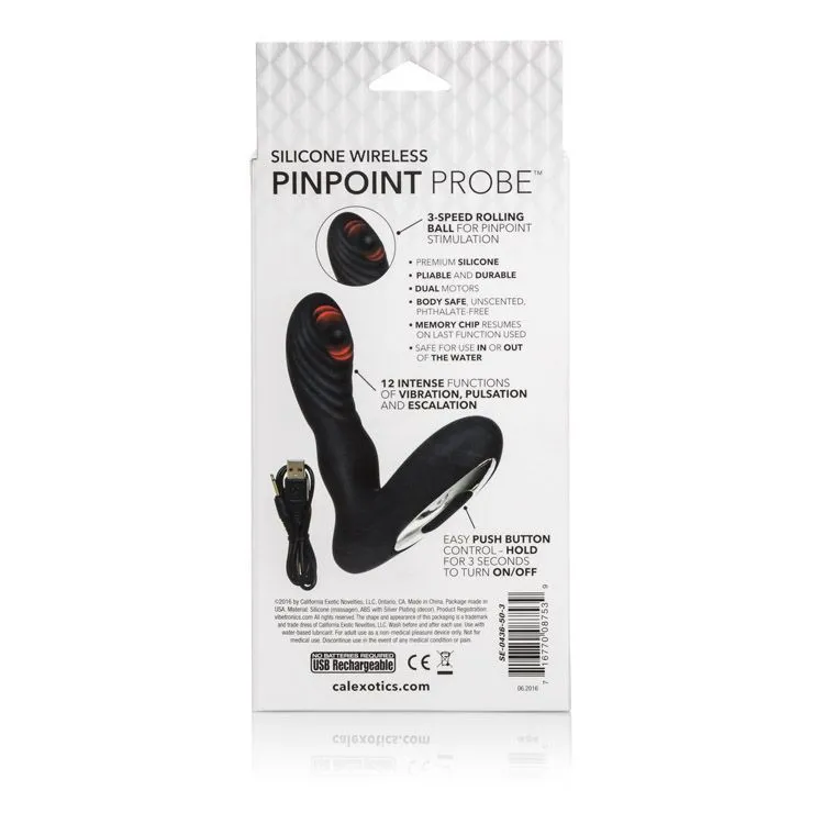 Стимулятор простати Wireless Pinpoint Probe, 12,7 см (чорний)