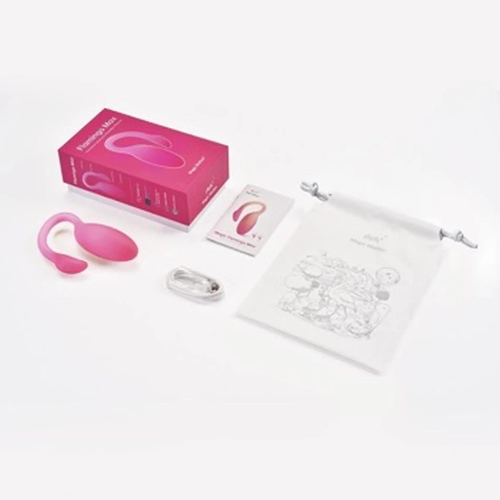 Magic Motion Flamingo Max - Wibrujące jajko, Różowy, 11 cm