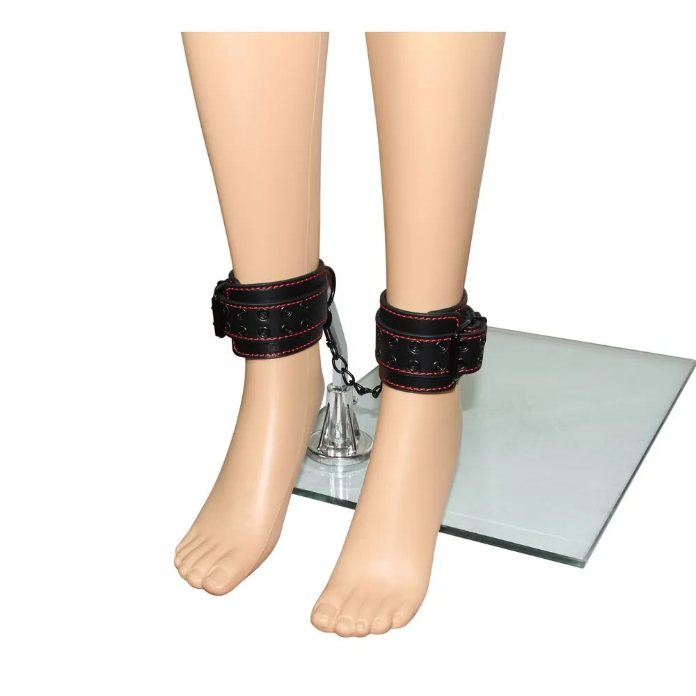 Lovetoy Bondage Fetish Pleasure - Kajdanki na kostkę, Czarny, 25 cm