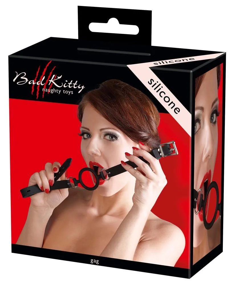 Кляп Bad Kitty Gag Silicone (черный)