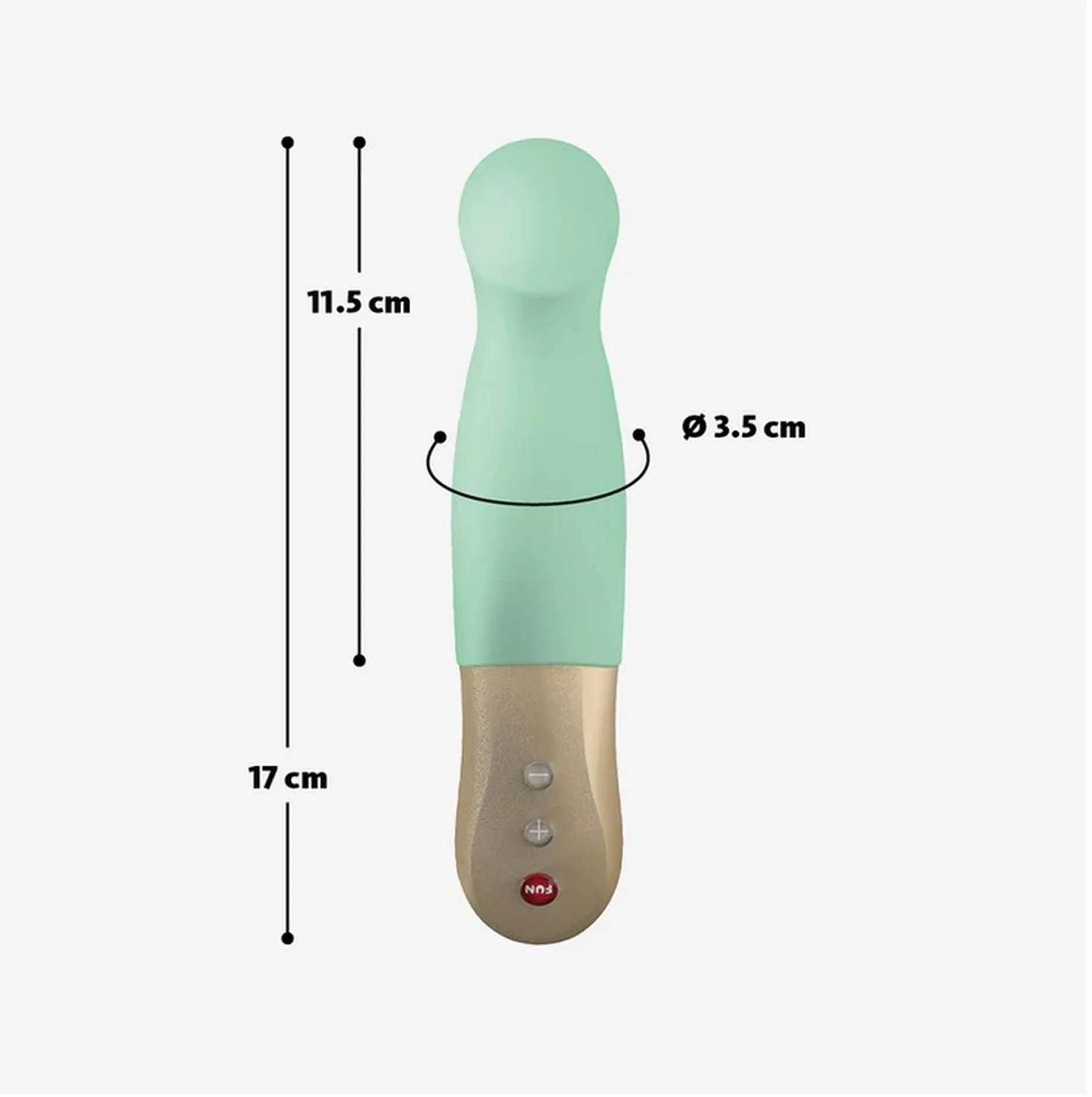 Fun Factory Sundaze Pulse Vibe - Wibrator, Mięta, 17.5 cm