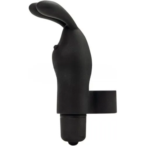Вібратор на палець FeelzToys Magic Finger, 10 см (чорний)