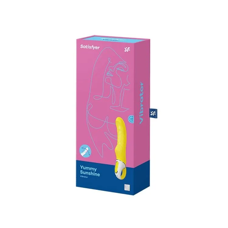 Вібратор Satisfyer Yummy Sunshine, 22.5 см (жовтий)