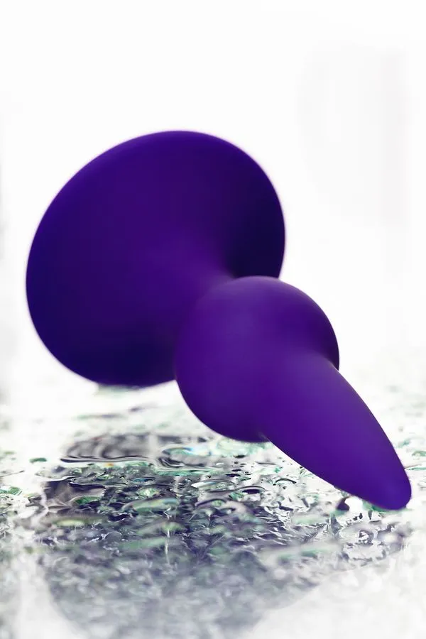 Toyfa Klapsy - Korek analny, Fioletowy, 10.5 cm