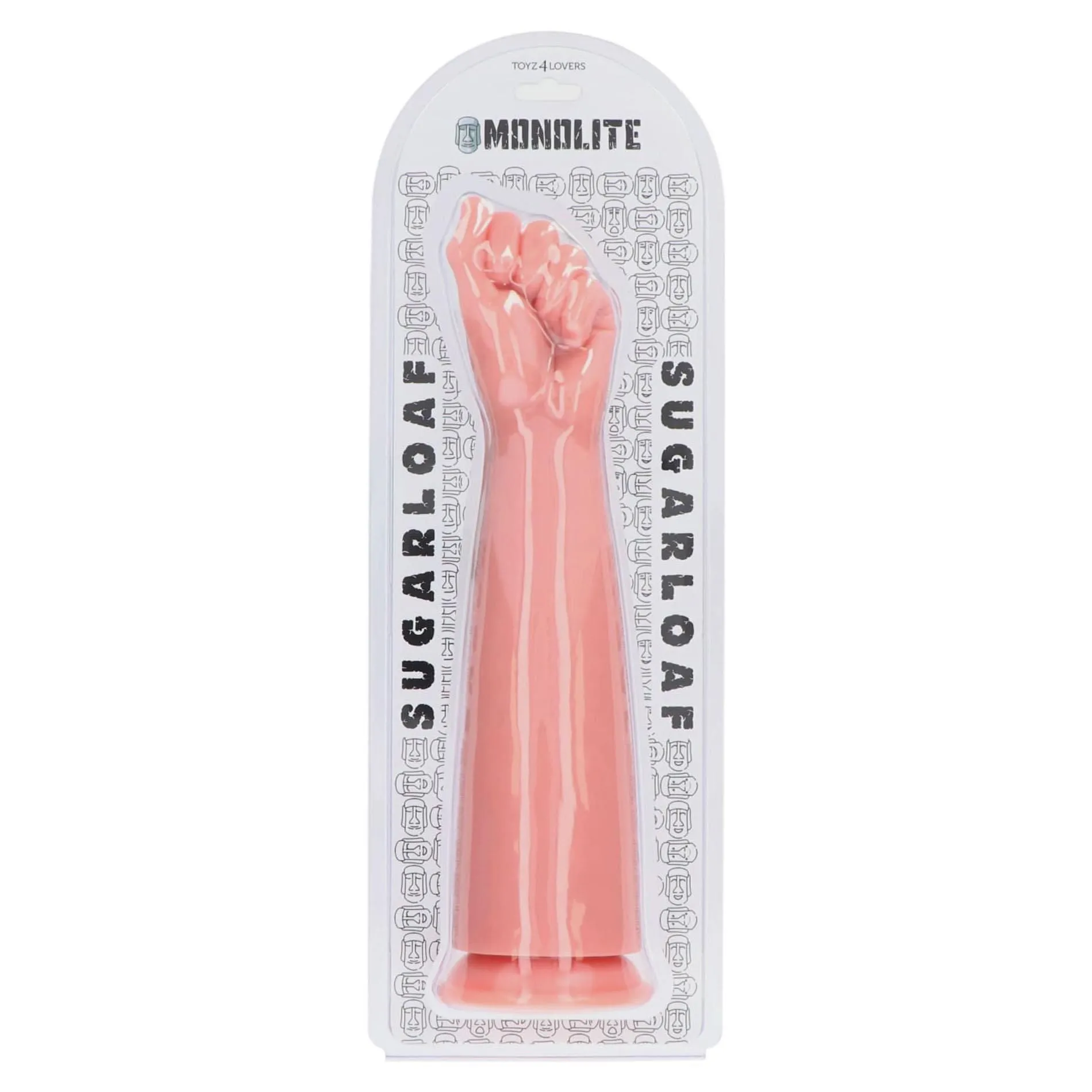 Рука для фістингу Toyz4lovers Pugno Fisting Sugarloaf, 38 см (тілесний)
